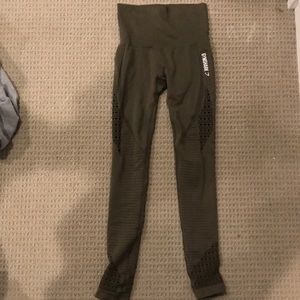 Gymshark Seamless Energy Khaki leggings